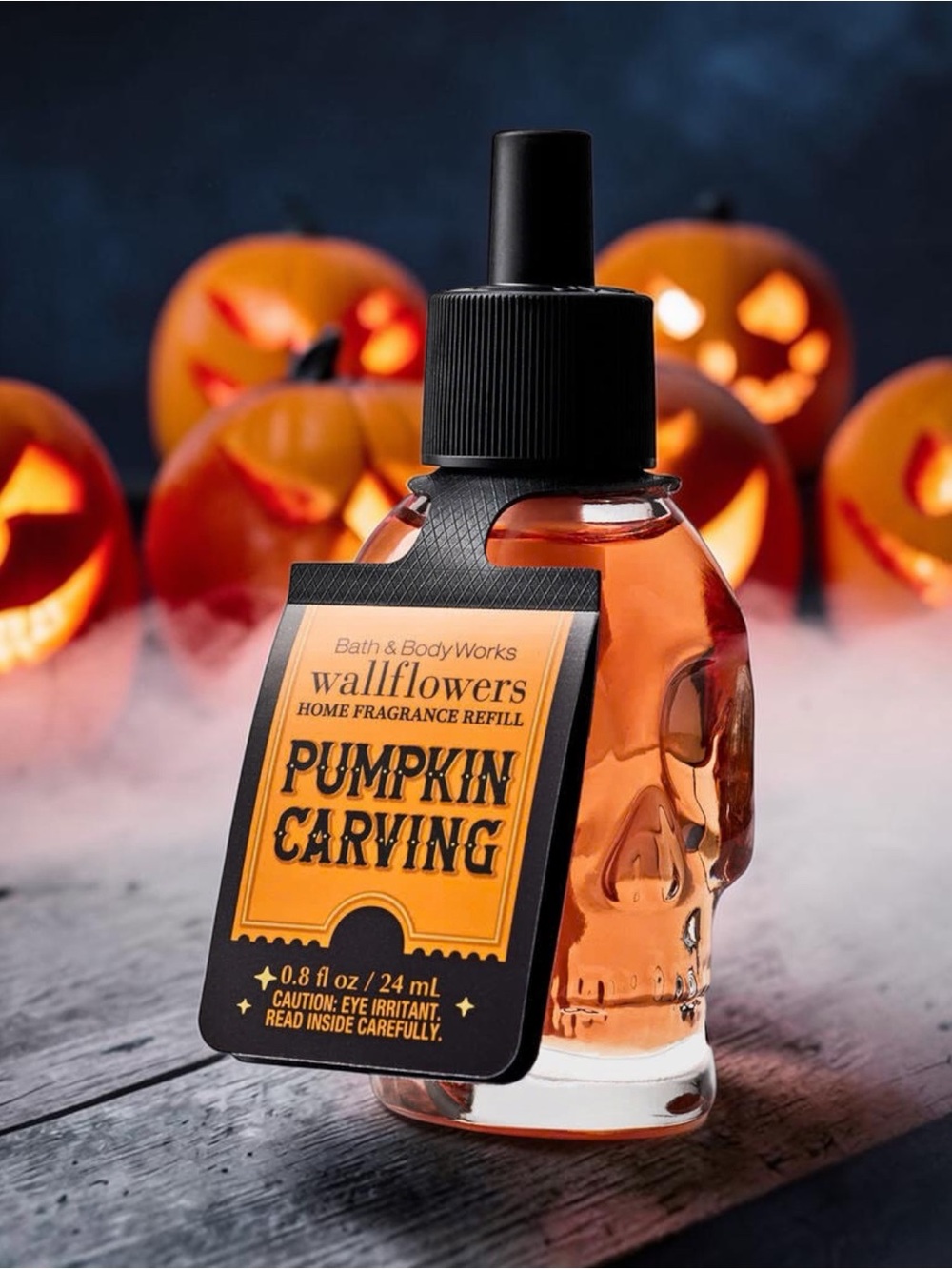 NWT BBW Pumpkin Carving Wallflowers Fragrance Refill 💀🎃